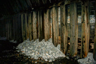 A few more piles of rock spewed from the walls.