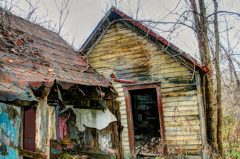 It looked like the original house had been expanded at some point.