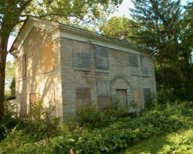 The Griggs Reservoir dam-tender's house as it appeared during our visit.