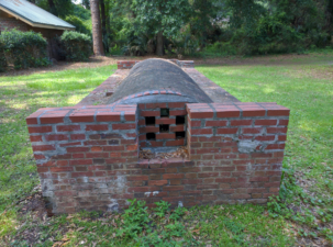 The oil house sat east of the lighthouse.