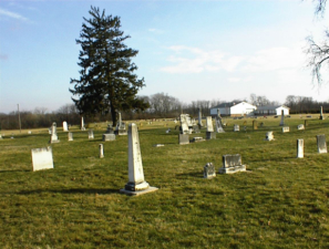 A view of the cemetery just inside the main entrance.