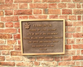 This was the historical plaque on the side of the building.