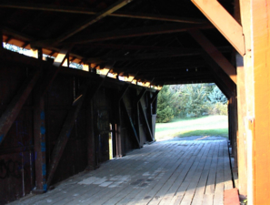 A look inside the bridge.