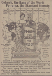 Another old ad for Peruna and an introduction for Peruna tablets.