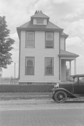 The residence of the farm's foreman.