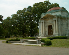 Another look at the mausoleum.