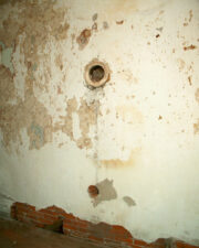 It appeared there was once a stove in the room.