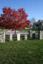 Our last look at the very well-kept cemetery during our visit.