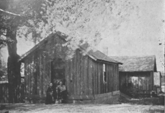 A couple of cottages from Camp Chase that survived demolition when the camp was closed.