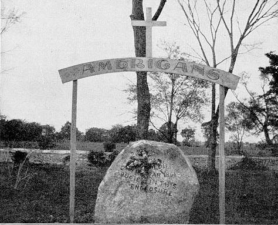 The original arch that was built to memorialize those who passed.
