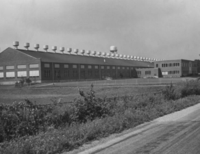 A 1951 photo of the General Electric plant.