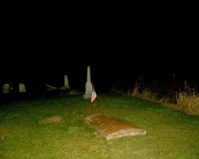 This photo was taken from the front of the cemetery looking toward the rear.