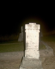 Elizabeth Smith's tombstone. She died on July 17, 1890 at 70-years-old.