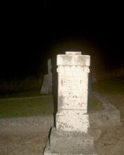 Elizabeth Smith's tombstone. She died on July 17, 1890 at 70-years-old.