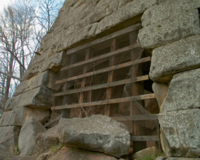 A closer look at the front of the furnace.