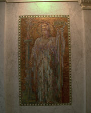 The second Tiffany tile mural represented Truth.