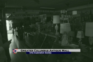 Two distinctive taps on the camcorder can be heard just after Niklas heard a tapping sound. Columbus Antique Mall: Tapping