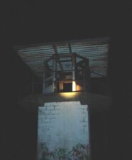This was the only remaining guard tower at Junction City Prison.