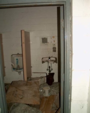 The men's restroom for this area of the building.