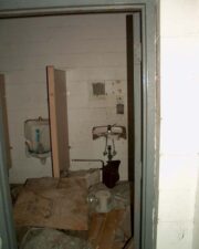 The men's restroom for this area of the building.