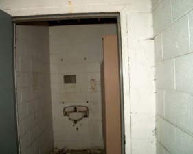 This was the women's restroom.