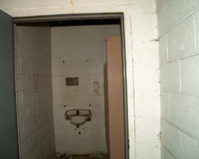 This was the women's restroom.
