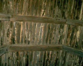 The ceiling of King's Hollow Tunnel.