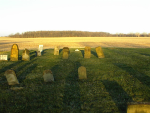 Most of the tombstones were made from sandstone or limestone.