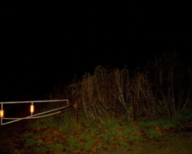 Another photo of the gate showed nothing unusual.