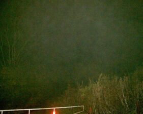 The next photo showed the fog that had settled in.