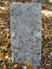 The marker for Benjamin Ford.