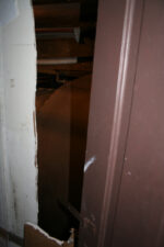 The doorway of the newer boiler room.