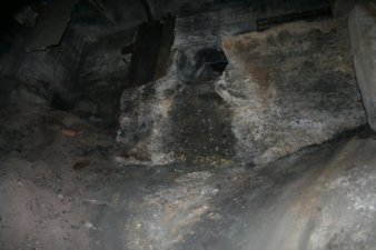 This area looked like it may have been a coal chute.