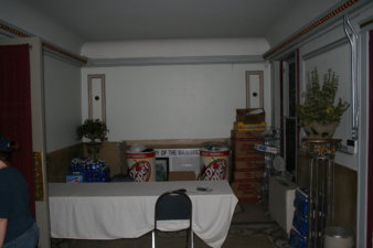 The foyer area after entering the main doors from the street.