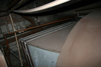 Looking farther into the boiler room.