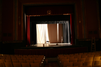 The stage of the Majestic Theatre.