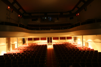 Another look at the seating area later in the night.