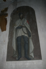 All four of the paintings in the room were scheduled to be restored.