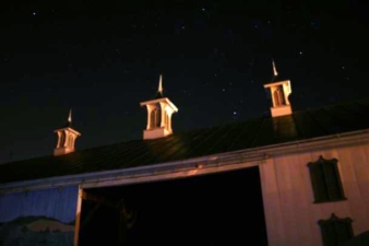 Another look at the barn with the starry sky.