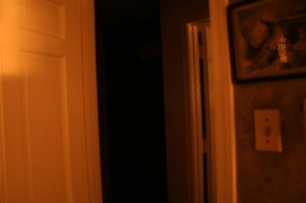 The back hallway where a lot of paranormal activity took place.