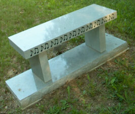 The back of Helen's tombstone.