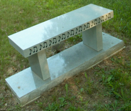 The back of Helen's tombstone.