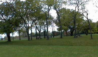 The picnic area of Marion-Franklin Park in south Columbus.