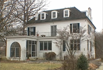 The back side of the mansion as photographed by the county auditor.