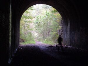 A resized image of the original photo sent to us by <a href="https://www.ohioexploration.com/paranormal/stories/story-moonvilletunnel/" target="_blank" rel="noopener">Michelle Schrader</a> taken from inside <a href="https://www.ohioexploration.com/structures/moonvilletunnel/" target="_blank" rel="noopener">Moonville Tunnel</a>.