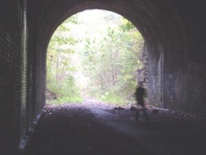 The same image, just brightened to better see the apparition.