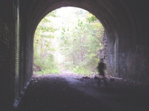 The same image, just brightened to better see the apparition.