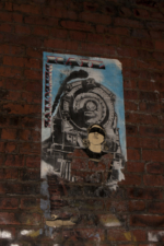 Another artistic piece of graffiti by Rail Detective.