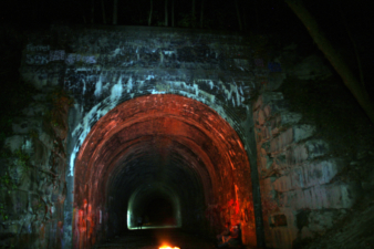A photo of Moonville Tunnel from our return trip in October 2010.