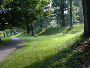 The path outside the circle.